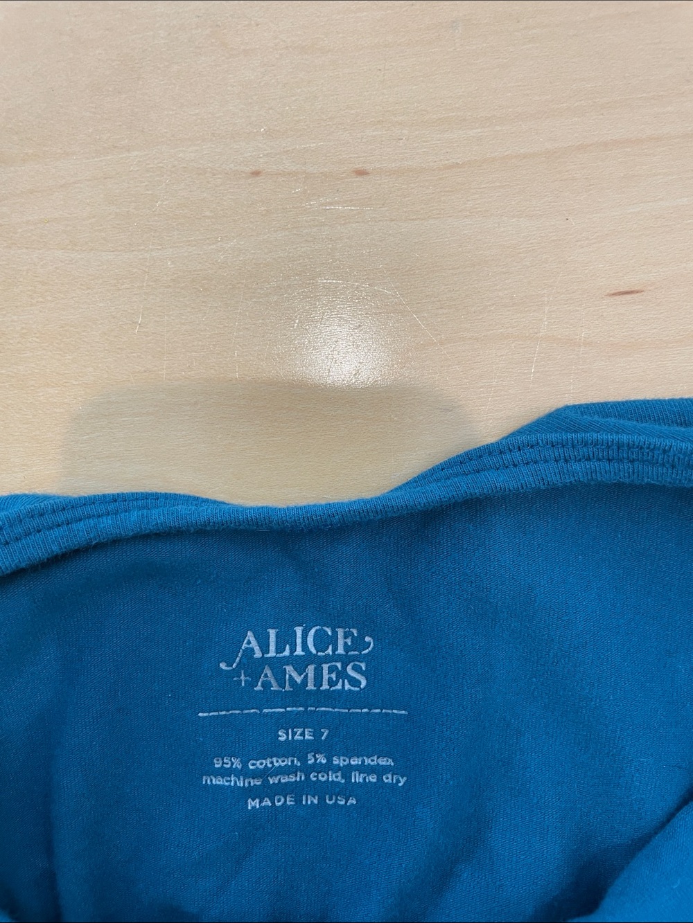 Alice + Ames Girls' Blue Dress-Size 7